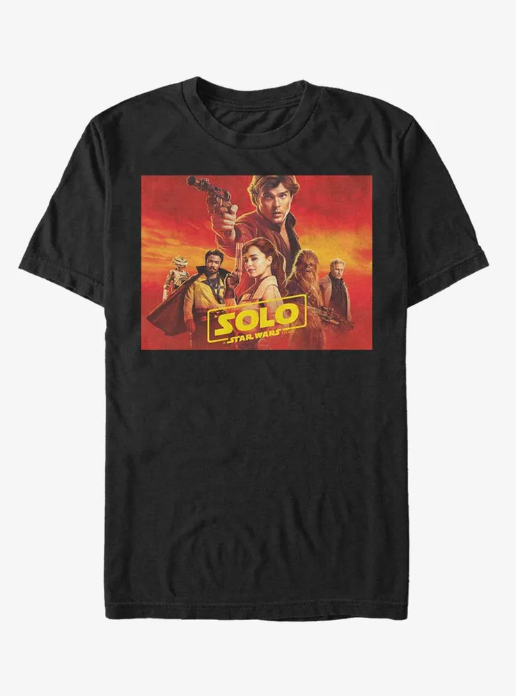 Solo: A Star Wars Story Han Team Closeup Poster T-Shirt