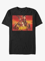 Solo: A Star Wars Story Han Team Closeup Poster T-Shirt