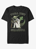 Star Wars Yoda Best Grandpa T-Shirt