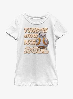 Star Wars: The Force Awakens This Is How We Roll Back Youth Girls T-Shirt