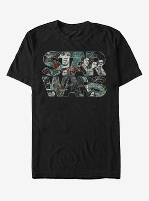 Star Wars Poster Text T-Shirt
