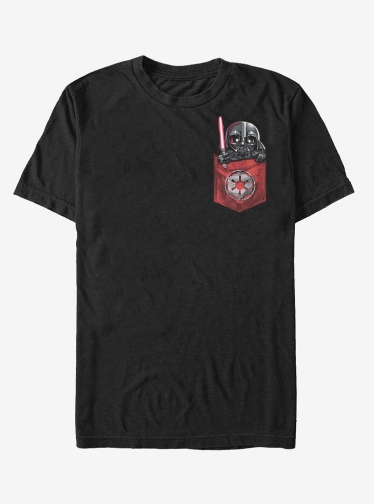 Star Wars Vader Cutie Faux Pocket T-Shirt