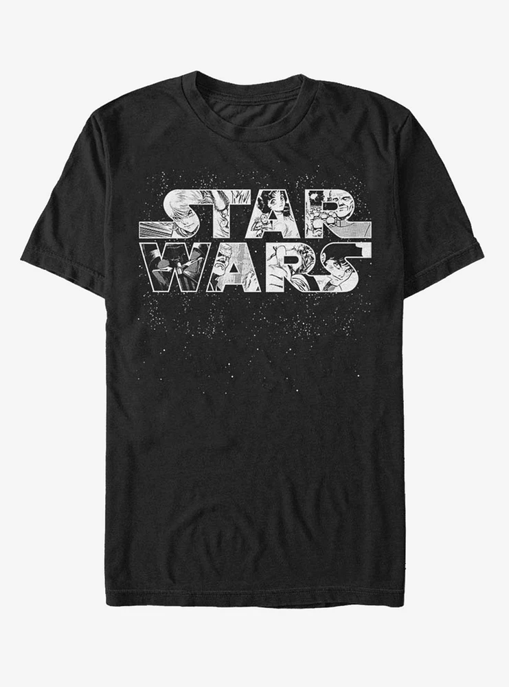 Star Wars Anime Logo T-Shirt