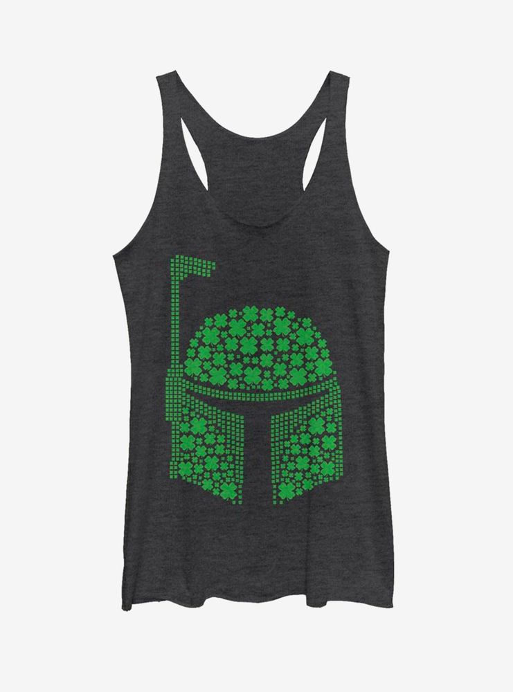 Star Wars Boba Clovers Womens Tank Top