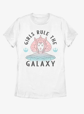 Star Wars Amidala Rules Galaxy Womens T-Shirt