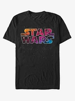 Star Wars Anime Glow Logo T-Shirt