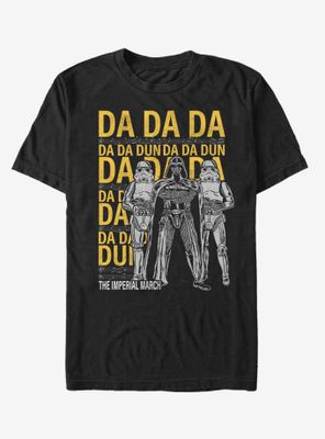 Star Wars Bold March Music T-Shirt