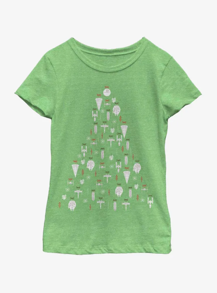 Star Wars Ornament Tree Youth Girls T-Shirt