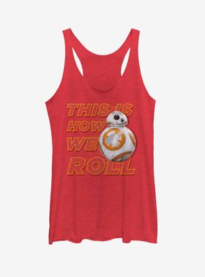 Star Wars: The Force Awakens This Is How We Roll Front Womens Tank Top