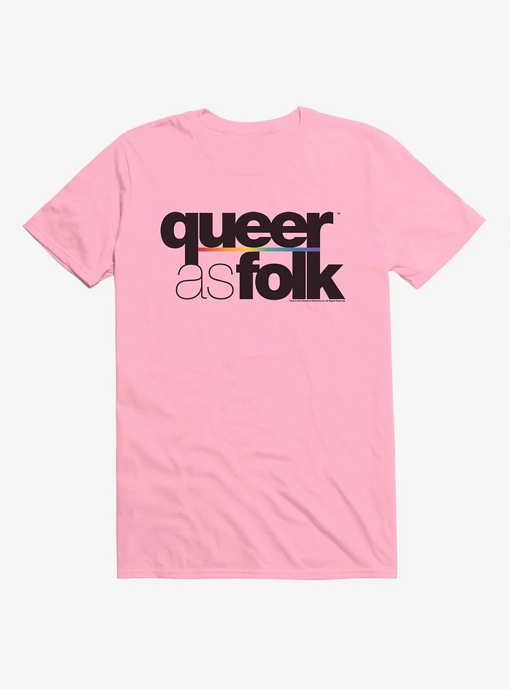Queer As Folk Bold Classic Logo T-Shirt