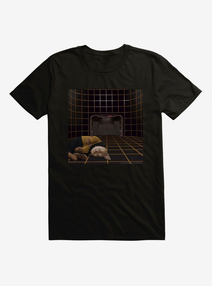 Star Trek The Next Generation Cats Barclay Cat Nap T-Shirt