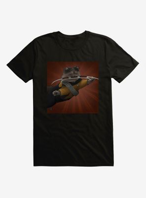 Star Trek The Next Generation Cats Worf Attack T-Shirt
