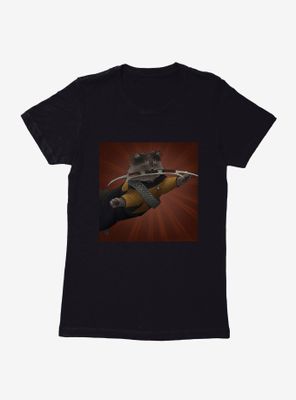 Star Trek The Next Generation Cats Worf Attack Womens T-Shirt