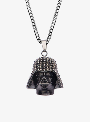 Star Wars Darth Vader with Clear Gem Pendant