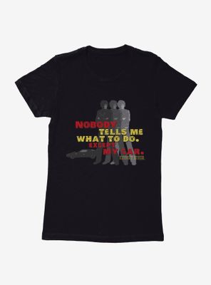 Knight Rider Nobody Tells Me What To Do Womens T-Shirt