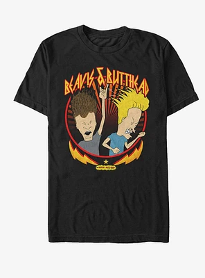 Beavis And Butthead Rock Heads T-Shirt