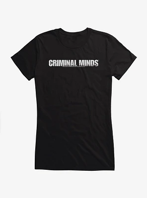 Criminal Minds Classic Logo Girls T-Shirt
