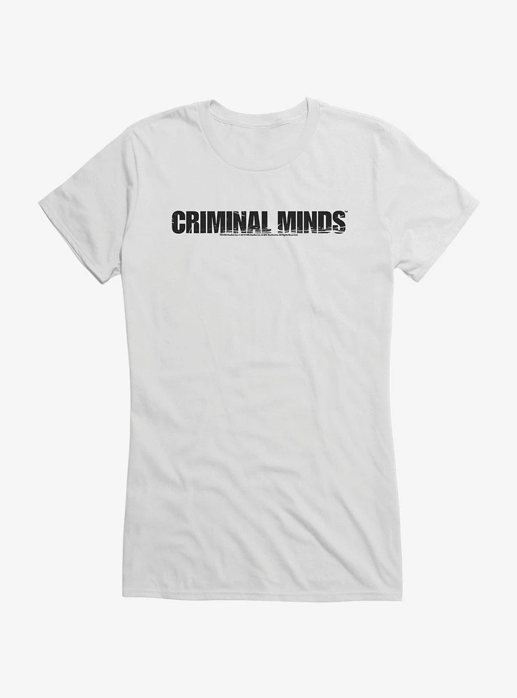 Criminal Minds Classic Logo Girls T-Shirt