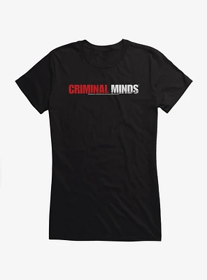 Criminal Minds  Logo Girls T-Shirt