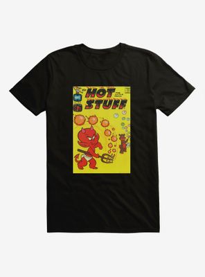 Hot Stuff The Little Devil Bubble Blowing Comic Cover T-Shirt