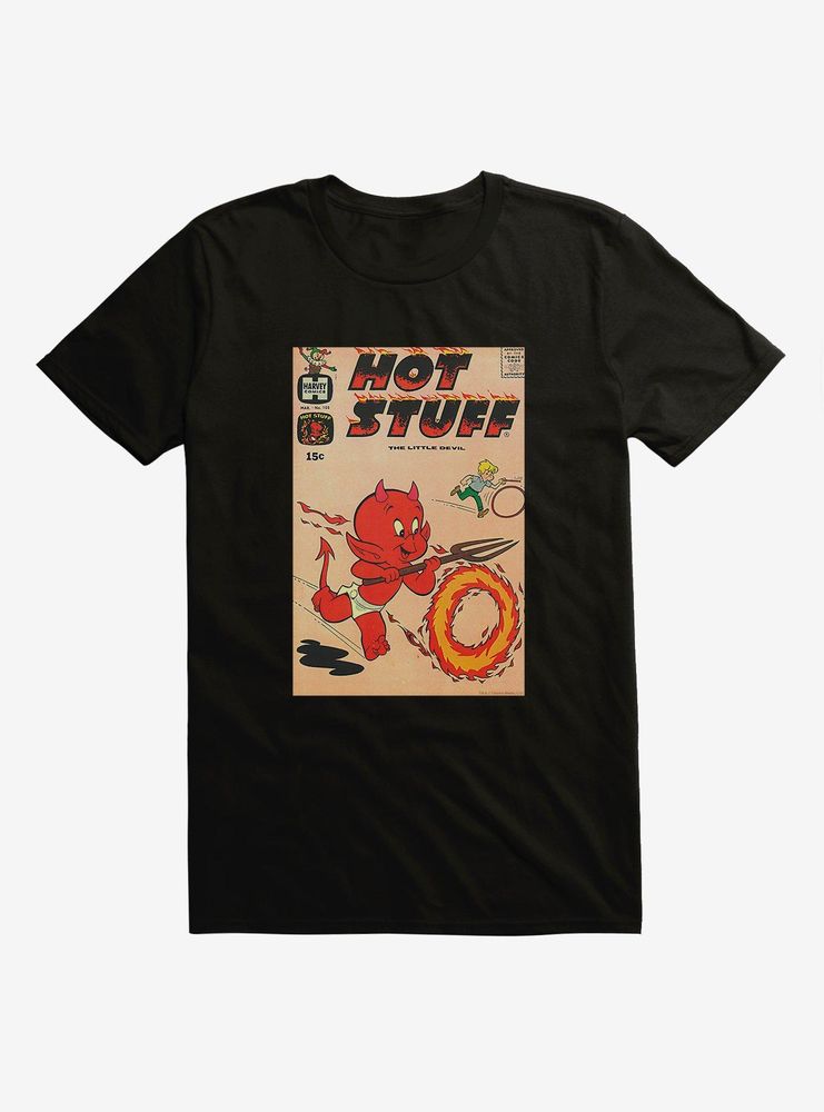 Hot Stuff The Little Devil Playing Around Comic Cover T-Shirt