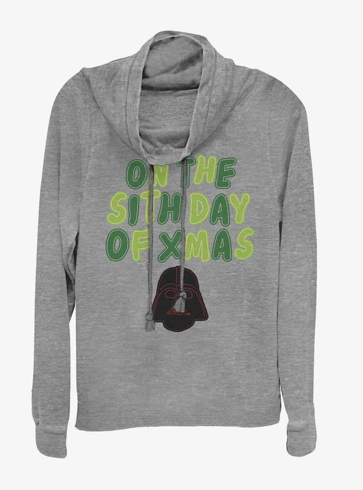 Star Wars Sith Day Cowlneck Long-Sleeve Womens Top