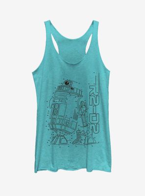 Star Wars R2 Connect Womens Tank Top