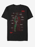 Star Wars Vader Schematic T-Shirt