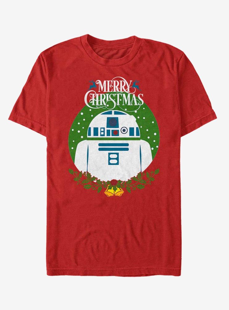 Star Wars R2 Wreath T-Shirt
