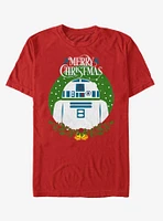 Star Wars R2 Wreath T-Shirt