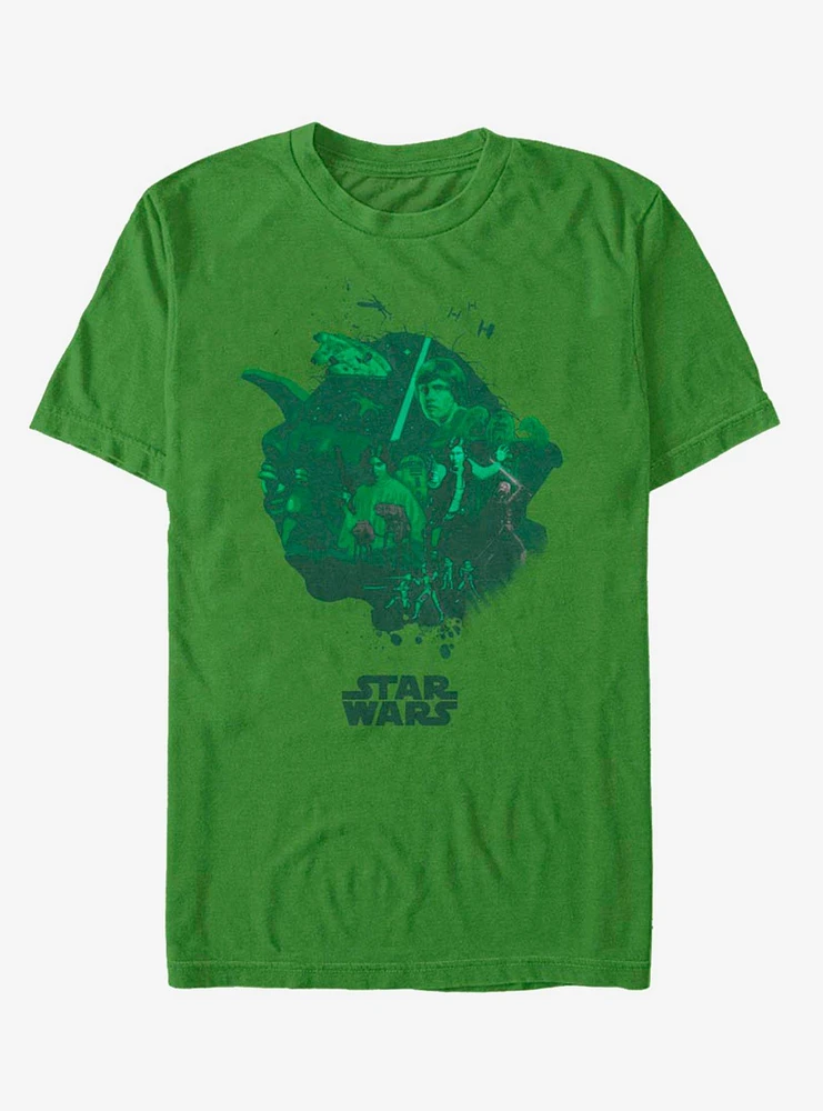 Star Wars Yoda Head Fill T-Shirt