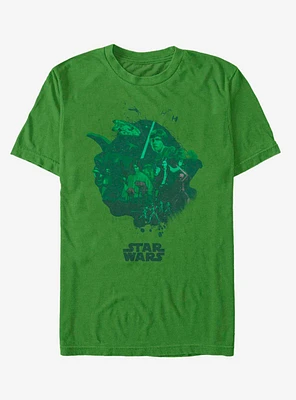 Star Wars Yoda Head Fill T-Shirt
