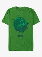Star Wars Yoda Head Fill T-Shirt