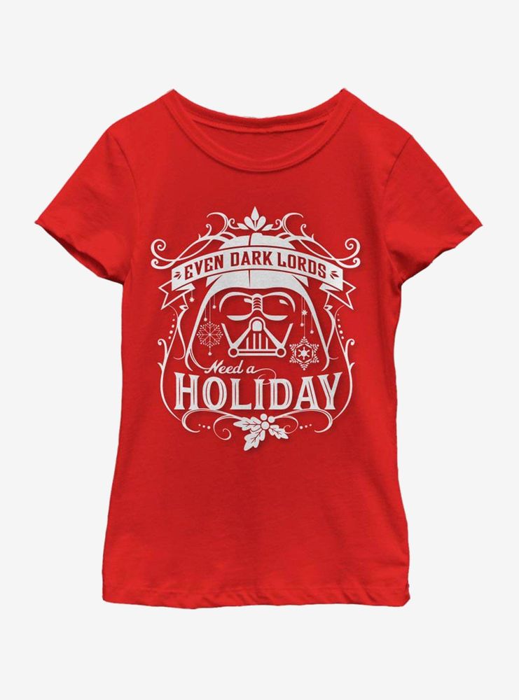 Star Wars Holiday Sith Youth Girls T-Shirt