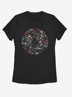 Star Wars Spilled Spaghetti Womens T-Shirt