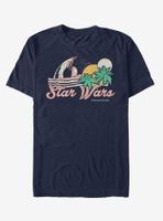 Star Wars Vintage Death Beach Back T-Shirt