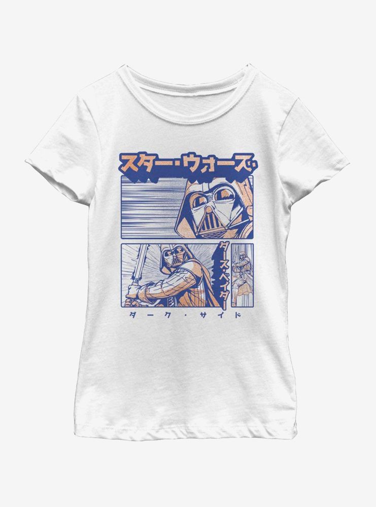 Star Wars Manga Vader Youth Girls T-Shirt