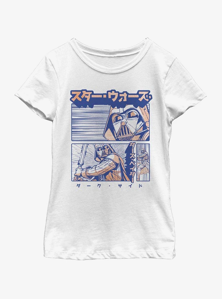 Star Wars Manga Vader Youth Girls T-Shirt