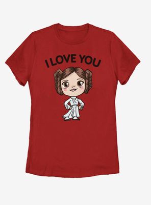 Star Wars Chibi I Love You Womens T-Shirt
