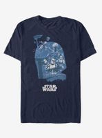 Star Wars Boba Fett Head Fill T-Shirt