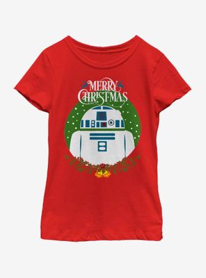 Star Wars R2 Wreath Youth Girls T-Shirt