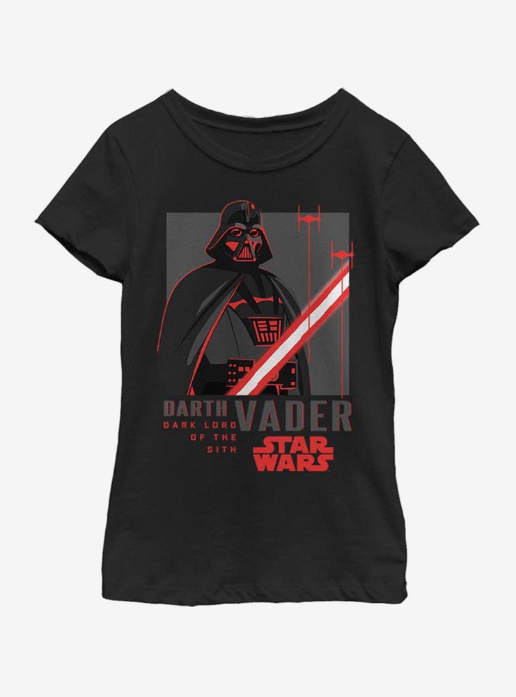 Star Wars Vader Magazine Youth Girls T-Shirt