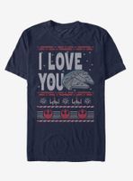 Star Wars Ugly Sweater Design Love T-Shirt