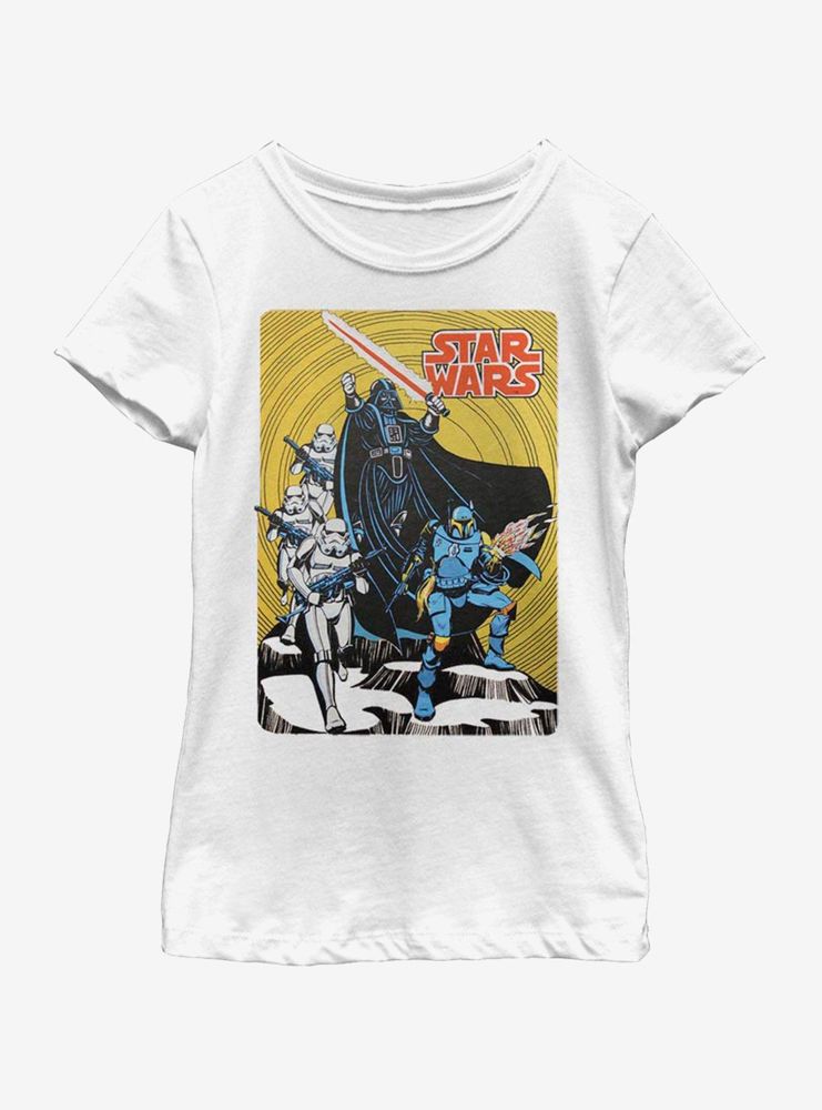 Star Wars Vintage Cover Youth Girls T-Shirt