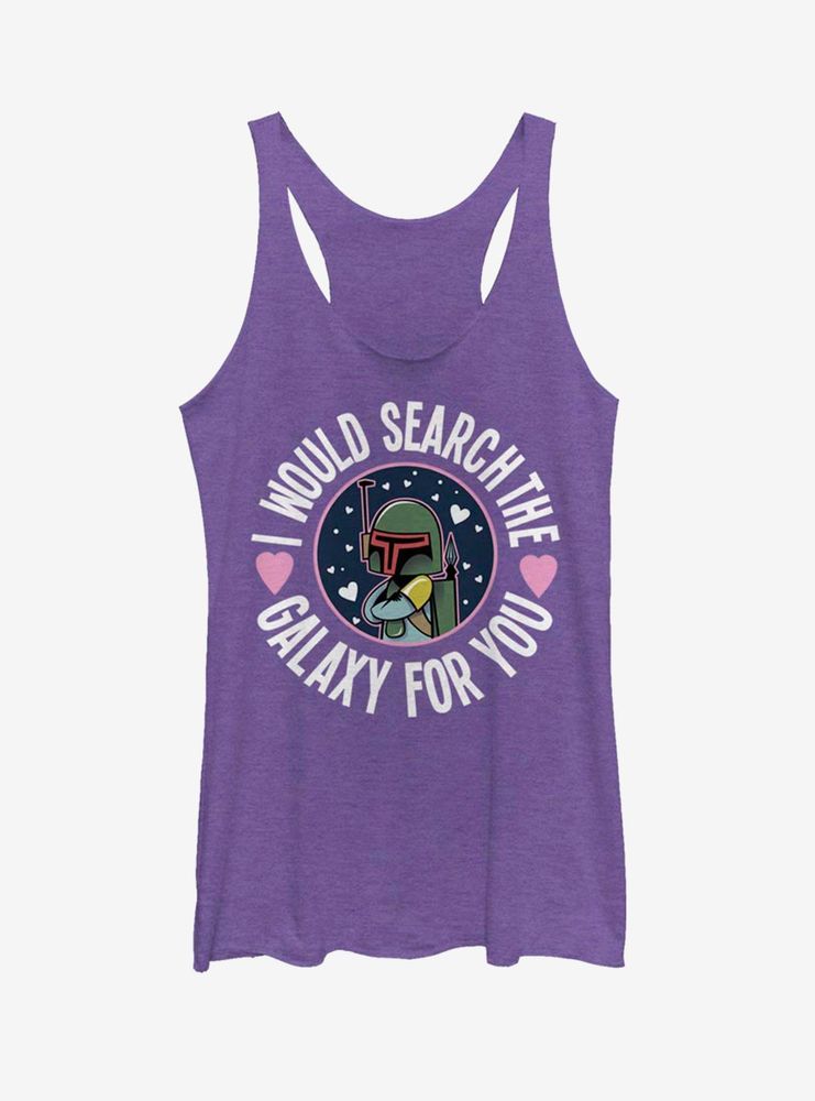 Star Wars Search The Galaxy Womens Tank Top