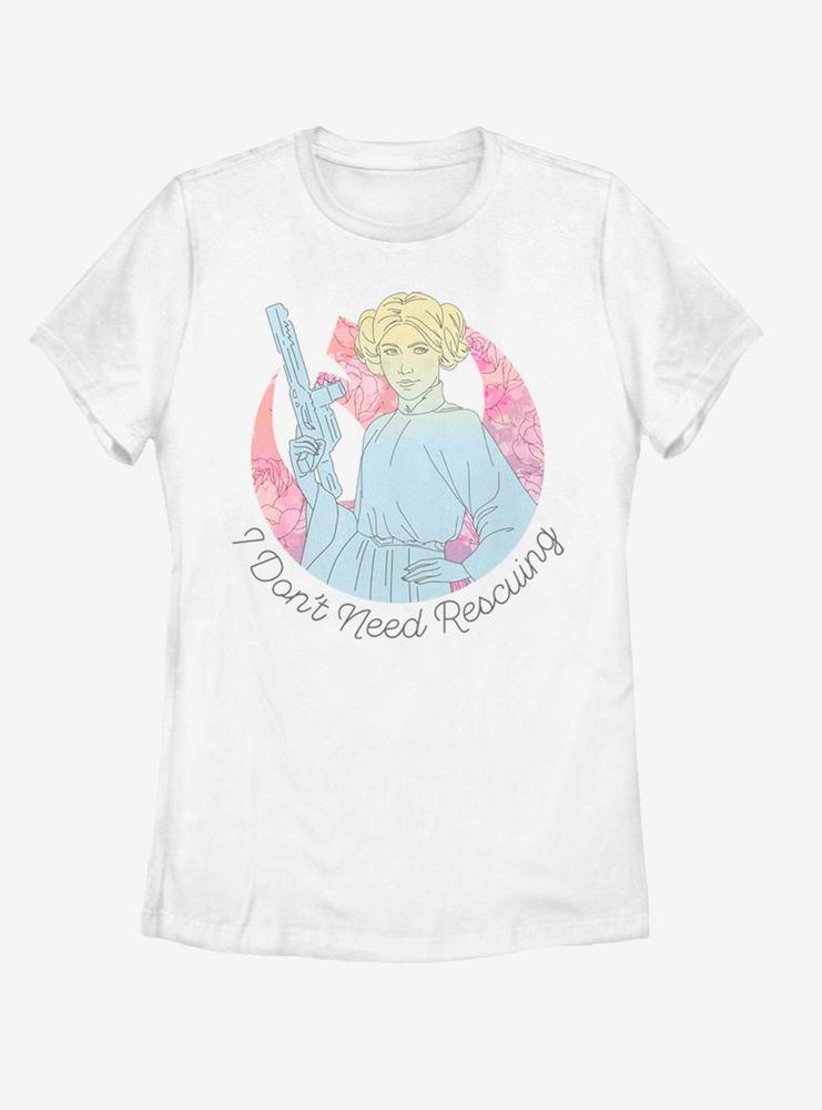 Star Wars Don't Need Rescuing Womens T-Shirt