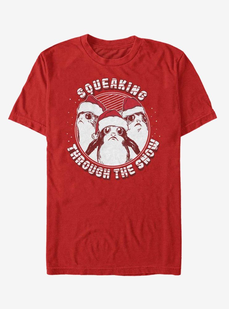 Star Wars: the Last Jedi Squeaking Through Snow T-Shirt