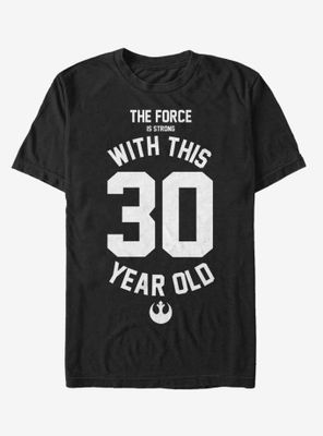 Star Wars Force Sensitive Thirty T-Shirt