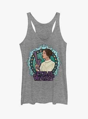 Star Wars Leia Glass Womens Tank Top
