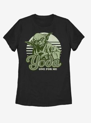 Star Wars Yoda One Retro Womens T-Shirt